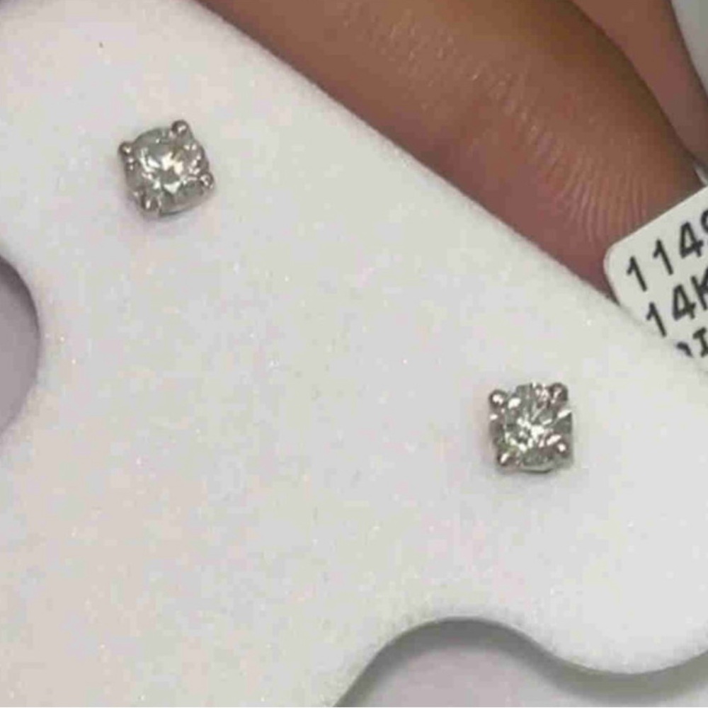 Elegant Silver Stud Earrings